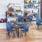 Kee Square Square Classroom Tables, 42 W, 42 L, 23-34 H, Wood, Metal, Gray TB4242GYAPBK - alternate 6